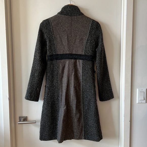 Desigual Metallic Wool Coat - Picture 2 of 8